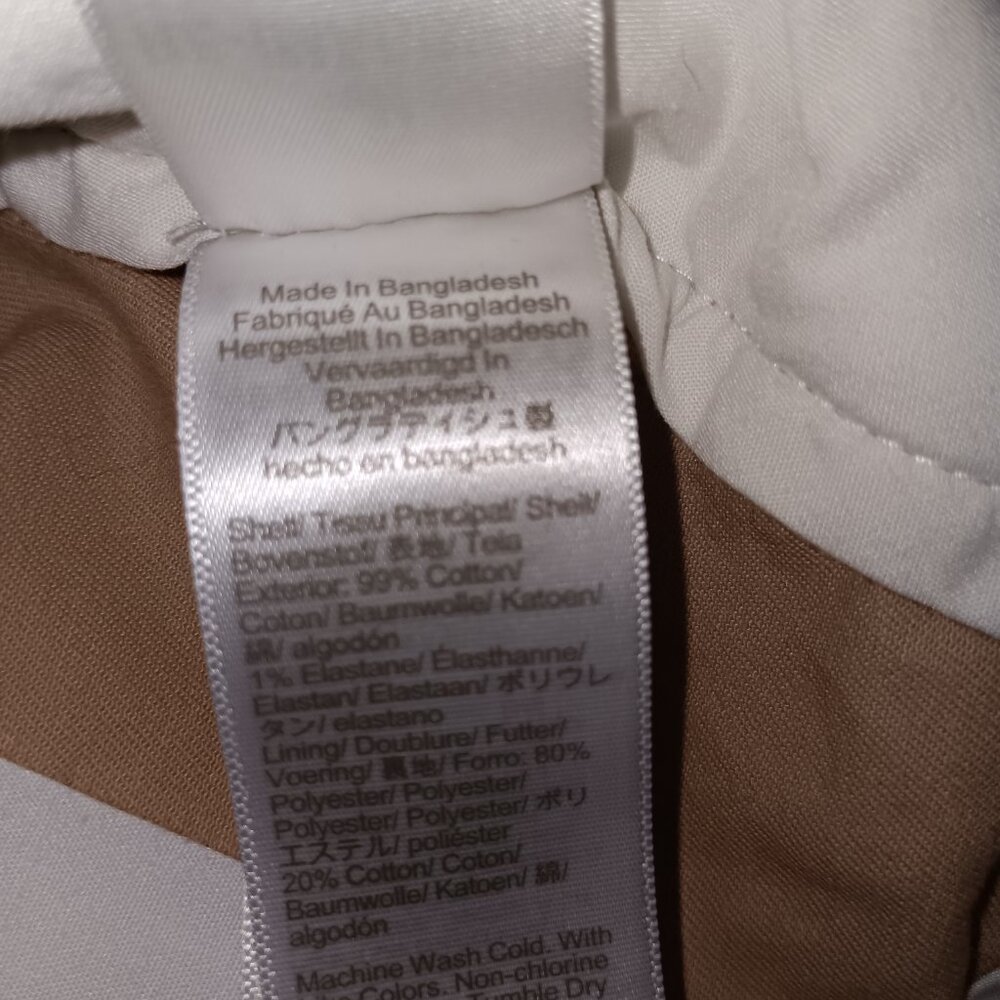 J.CREW 7" INSEAM COTTON KHAKI SHORTS - Picture 4 of 8